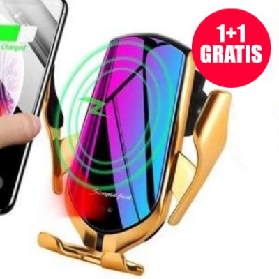 Pametni držač s  bežičnim punjenjem Deluxe 1+1 Gratis
