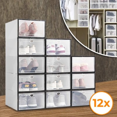 Plastična kutija za odlaganje cipela (12 komada) | SHOEZY