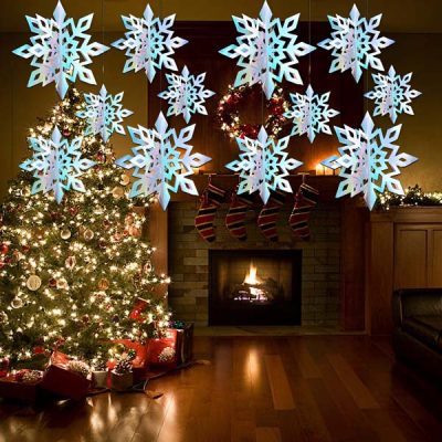 3D holografske pahulje (6 komada) | HOLOFLAKE